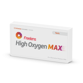 Lentes de contacto Mensais Freelens High Oxygen MAX Toric 6 unidades