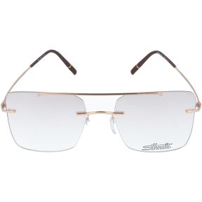 Óculos graduados Silhouette aire 5593-PU Dourados Aviador - 2