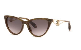Óculos de sol Roberto Cavalli SRC158M Castanho Borboleta