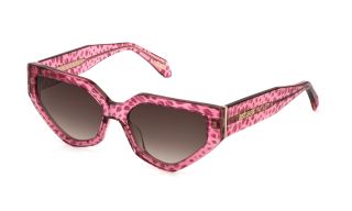 Óculos de sol Just Cavalli SJC196V Rosa/Vermelho-Púrpura Quadrada