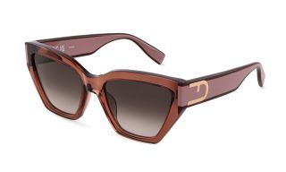Óculos de sol Furla SFU975V Castanho Borboleta