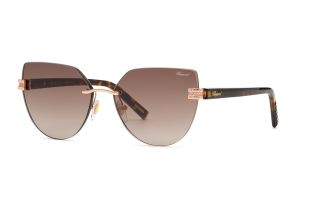 Óculos de sol Chopard SCHM49S Dourados Quadrada