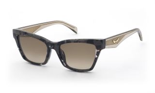 Óculos de sol Zadig & Voltaire SZV470 Rosa/Vermelho-Púrpura Borboleta