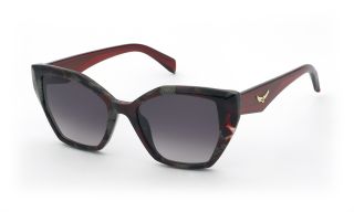 Óculos de sol Zadig & Voltaire SZV471 Verde Quadrada