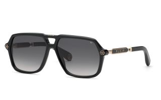 Óculos de sol PHILIPP_PLEIN SPP227 Preto Quadrada