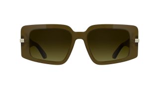 Óculos de sol Calvin Klein CK25533S Castanho Retangular - 2