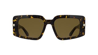 Óculos de sol Calvin Klein CK25533S Castanho Retangular - 2