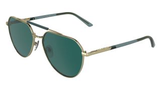 Óculos de sol Calvin Klein CK26100S Dourados Aviador - 1