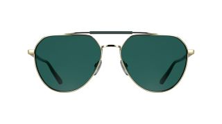 Óculos de sol Calvin Klein CK26100S Dourados Aviador - 2