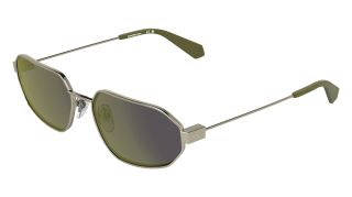 Óculos de sol Calvin Klein Jeans CKJ26200S Dourados Retangular - 1