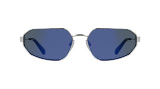 Óculos de sol Calvin Klein Jeans CKJ26200S Prateados Retangular - 2