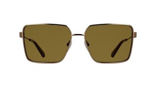 Óculos de sol Calvin Klein Jeans CKJ26201S Amarelo Quadrada - 2