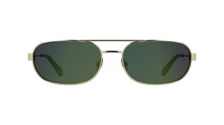Óculos de sol Calvin Klein Jeans CKJ26202S Dourados Ovalada - 2