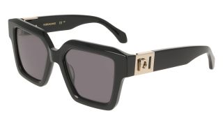 Óculos de sol SALVATORE FERRAGAMO SF2084S Preto Retangular - 1