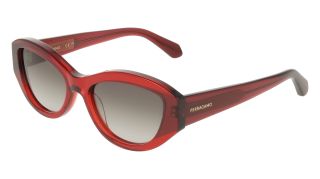 Óculos de sol SALVATORE FERRAGAMO SF2104S Vermelho Ovalada - 1