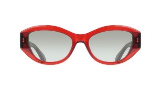 Óculos de sol SALVATORE FERRAGAMO SF2104S Vermelho Ovalada - 2