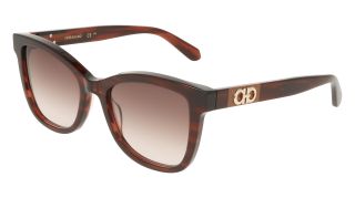 Óculos de sol SALVATORE FERRAGAMO SF2108S Grená Retangular - 1