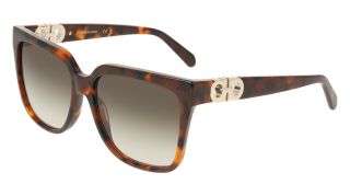 Óculos de sol SALVATORE FERRAGAMO SF2109S Castanho Retangular - 1