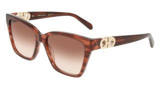 Óculos de sol SALVATORE FERRAGAMO SF2110S Grená Retangular - 1