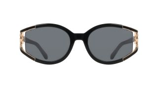 Óculos de sol SALVATORE FERRAGAMO SF2111S Preto Ovalada - 2