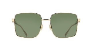 Óculos de sol SALVATORE FERRAGAMO SF330S Dourados Quadrada - 2