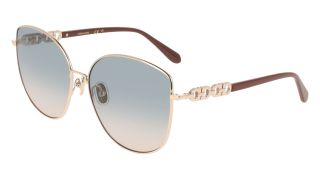 Óculos de sol SALVATORE FERRAGAMO SF339S Rosa/Vermelho-Púrpura Retangular - 1