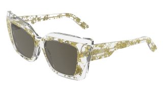 Óculos de sol Karl Lagerfeld KL6204S Dourados Retangular - 1