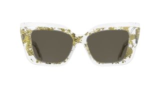 Óculos de sol Karl Lagerfeld KL6204S Dourados Retangular - 2