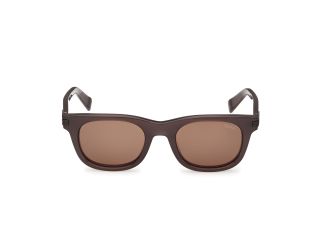 Óculos de sol Ermenegildo Zegna EZ0281 Castanho Quadrada - 2