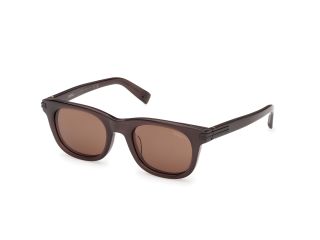 Óculos de sol Ermenegildo Zegna EZ0281 Castanho Quadrada - 1