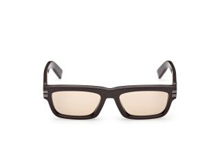 Óculos de sol Ermenegildo Zegna EZ0282 Castanho Retangular - 2