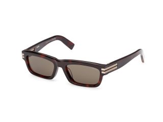 Óculos de sol Ermenegildo Zegna EZ0282 Castanho Retangular - 1