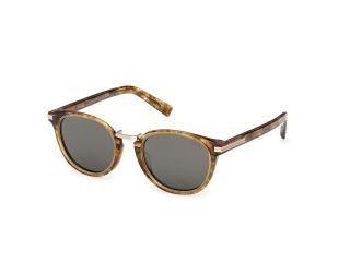 Óculos de sol Ermenegildo Zegna EZ0284-H Castanho Redonda - 1