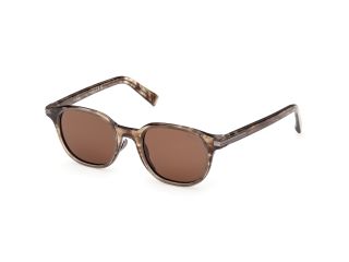 Óculos de sol Ermenegildo Zegna EZ0285 Castanho Redonda - 1