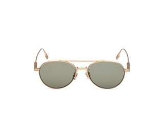 Óculos de sol Ermenegildo Zegna EZ0288 Castanho Aviador - 2