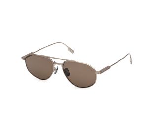 Óculos de sol Ermenegildo Zegna EZ0289 Castanho Quadrada - 1