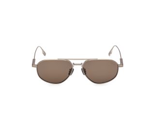 Óculos de sol Ermenegildo Zegna EZ0289 Castanho Quadrada - 2