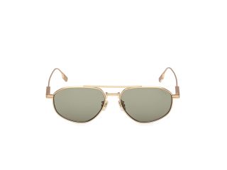 Óculos de sol Ermenegildo Zegna EZ0289 Castanho Quadrada - 2
