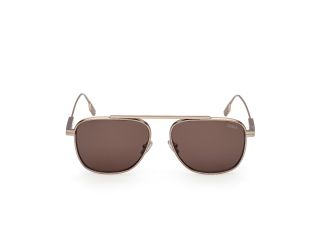 Óculos de sol Ermenegildo Zegna EZ0291 Castanho Quadrada - 2