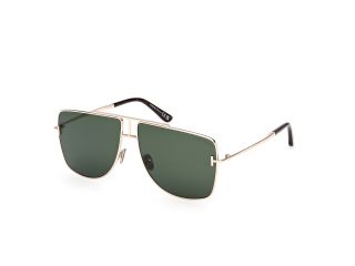 Óculos de sol Tom Ford FT1307 ELIOTT-02 Dourados Aviador - 1