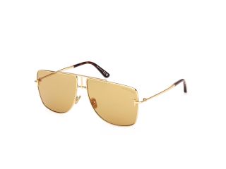 Óculos de sol Tom Ford FT1307 ELIOTT-02 Dourados Aviador - 1