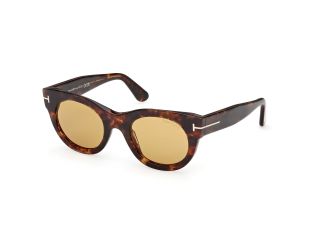 Óculos de sol Tom Ford FT1315 MARINE-02 Castanho Redonda - 1
