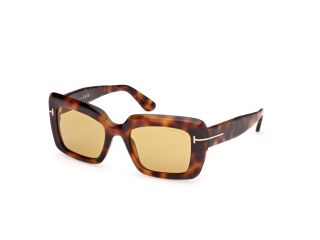 Óculos de sol Tom Ford FT1318 LEILA-02 Castanho Retangular - 1