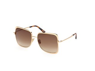 Óculos de sol Tom Ford FT1319 TARA-02 Dourados Quadrada - 1