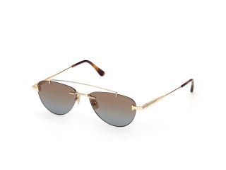 Óculos de sol Tom Ford FT1356 ASTOR-02 Dourados Aviador - 1