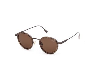 Óculos de sol Ermenegildo Zegna EZ0276 Castanho Redonda - 1