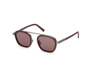 Óculos de sol Ermenegildo Zegna EZ0278 Castanho Quadrada - 1