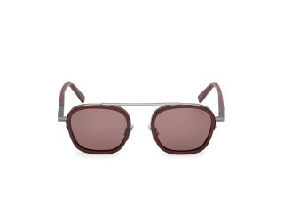 Óculos de sol Ermenegildo Zegna EZ0278 Castanho Quadrada - 2