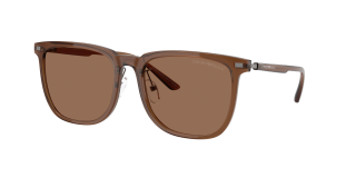 Óculos de sol Emporio Armani 0EA4255D Castanho Quadrada - 1