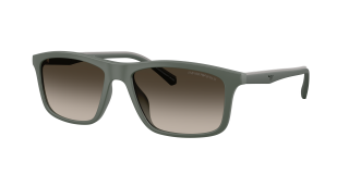 Óculos de sol Emporio Armani 0EA4257U Verde Quadrada - 1